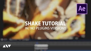 After Effects AMV Tutorial  Shakes SShake Twitch and NO PLUGINS version [upl. by Brok]