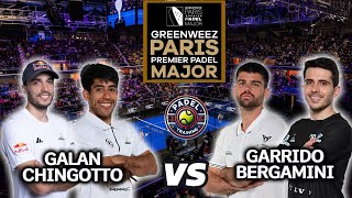 Premier Padel Greenweez Paris Major  Galan  Chingotto vs Garrido  Bergamini  Highlights CUARTOS [upl. by Tildie]