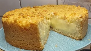 Streusel Quarkkuchen mit PuddingТворожный пирог с пудингом [upl. by Adnuhsor]