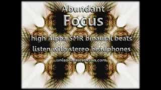 Abundant Focus high Alpha SMR binaural beats ambient study tool [upl. by Mail]