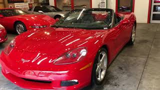 2005 Chevrolet Corvette Convertible EXTREMELY LOW 21k Miles Auto 1SB Power Top  28900 [upl. by Brazee]