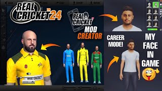 Real Cricket 24  RC MOD Creator  Career Mode  Finally Launch Full Review RC24 community [upl. by Desdemona49]