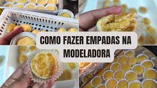 COMO FAZER EMPADAS NA MODELADORA   DE 5000 SALGADOS PRODUZIDOS [upl. by Oech534]