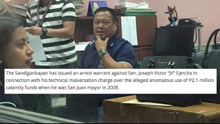 JV Ejercito posts bail for technical malversation rap [upl. by Yraunaj]