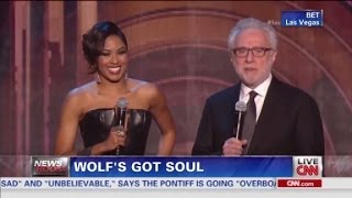 Wolf Blitzer presents at the BET Soul Train Awards [upl. by Notelrac]