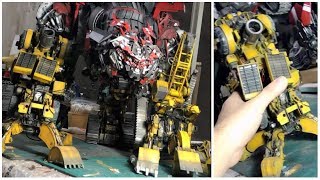 85KG MASSIVE CUSTOM Transformers Devastator Combiner Wars Kitbash [upl. by Steen]