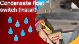 Prevent Water Damage DIY Condensate Float Switch Installation [upl. by Zawde197]