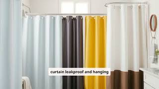 Barossa Design vs AmazerBath vs Liba Best Shower Liners and Curtains Compared [upl. by Welton]