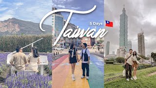 5 Day Taiwan Trip 🇹🇼  Taichung Tour Shifen Jiufen Yehliu Night Markets Food Recos Lucky Land [upl. by Clevie]