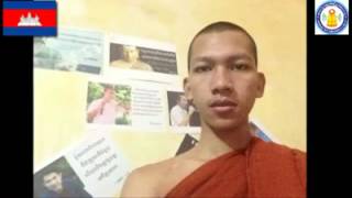 monk ldp supporter reply to ear kimsreng about khem veasna [upl. by Iddet]