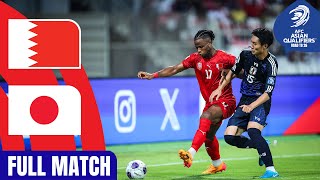 Full Match  AFC Asian Qualifiers™️ Road To 26  Group C  Bahrain vs Japan [upl. by Eissim]