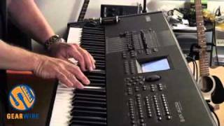 Yamaha Motif XF8 Workstation Keyboard Walkthrough Part One Of Three Video [upl. by Ysdnil]