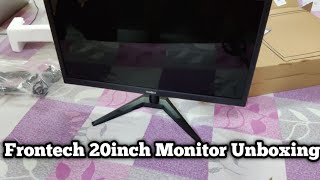 Frontech 20 inch Led Monitor Unboxing  Frontech Monitor Unboxing [upl. by Sidwohl]