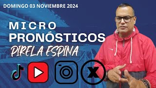 HIPISMO MICRO PRONÓSTICOS 💰Domingo 03 De Noviembre 2024  La Rinconada Con Leonardo Pirela Espina 👻 [upl. by Kathe53]