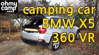 82 VR BMW X5 camping car inside 360 view [upl. by Merwyn]