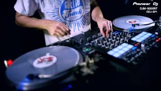 UK DMC Champion JFB on Pioneer DDJSP1 and DJM900SRT Serato DJ Edition [upl. by Shanleigh]