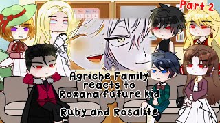 Agriche Family Reacts To Roxana Future KidsRosalite and RubyPart 2 [upl. by Arodnahs157]