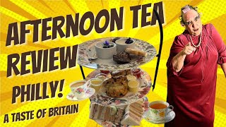 AWESOME Afternoon Tea REVIEW of Taste of Britain in Wayne PA near Philadelphia [upl. by Ahsinej496]