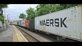 90043 and 90007 pass Hackney central 12062024 [upl. by Milt]