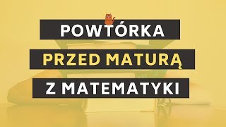 Na żywo Wielka POWTÓRKA PRZED MATURĄ z matematyki [upl. by Yauq]