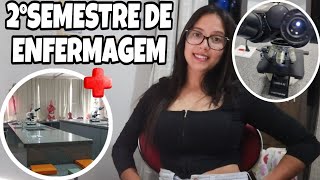 2° SEMESTRE DE ENFERMAGEM SEMIPRESENCIAL  matérias e experiência 🩺📚 [upl. by Ynnal354]