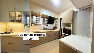 NEW KITCHEN TOUR  MY Organized Kitchen Tour  INDIAN KITCHEN TOUR [upl. by Eneloc]