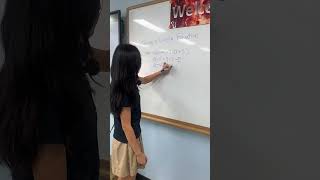 Peer Tutoring Club Sol Teaches You Algebra I algebra1 algebra tutor daegu internationalschool [upl. by Robertson]