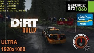 GTX 1060  DiRT Rally  1080p ULTRA Settings [upl. by Pernell439]