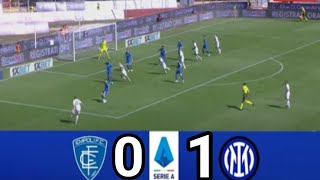 Empoli vs Inter 01  2024 Serie A  Match Highlights [upl. by Vesta771]