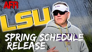 LSU Announces Spring Schedule  Biggest Storylines To Watch [upl. by Adamski367]