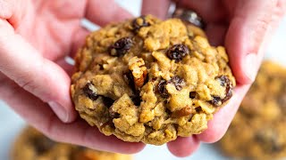 Easy Oatmeal Cookies Recipe [upl. by Marietta]