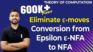 Lec18 Eliminate Epsilon εmoves  Conversion from epsilon nfa to nfa [upl. by Merci]