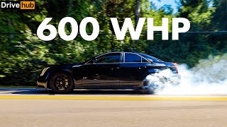 4 minutes of BRUTAL Cammed CTS V Exhaust  Exhaust Sound POV Accelerations amp FlyBys  DriveHub [upl. by Om]