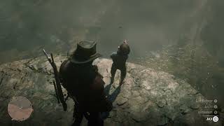 Jack Falls Off A Cliff Red Dead Redemption 2 [upl. by Calore424]