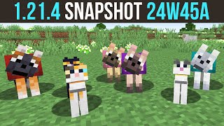 Minecraft 1214 Snapshot 24W45A  Collars New Pickup System amp Big Resource Pack Features [upl. by Adallard293]