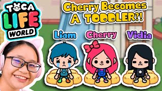 Toca Life World  Cherry Becomes a TODDLER [upl. by Arah]