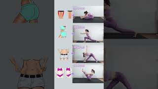 side fat burning exercises for womenside fat and belly fat exerciseside fatyogapracticeviralyoga [upl. by Anemolif]