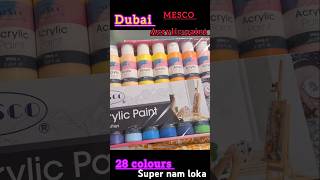 Mesco acrylic paint dubailife dubaishort dubaishop [upl. by Margery]