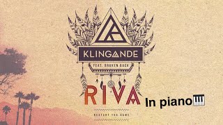 Riva Restart the Game  Klingande feat Broken Back in piano [upl. by Solracsiul]