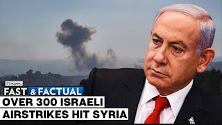 Fast and Factual LIVE Massive Israeli Airstrikes Reported Across Syria Targeting Military Sites [upl. by Josey]