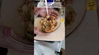 Make Samosa Filling in Different way 😋💃samosa food cooking samosarecipe samosafillingrecipe [upl. by Eseerehs]