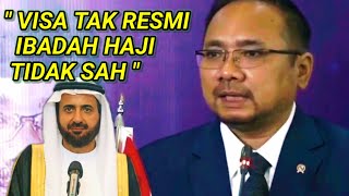 INFO HAJI 2024  FATWA SAUDI VISA TAK RESMI IBADAH HAJI TIDAK SAH [upl. by Eolc]