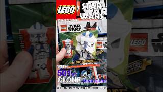 501st CLONE Minifigure in ISSUE 110 LEGO STAR WARS Magazine amp Y Wing minibuild trooper battle pack [upl. by Merrily]