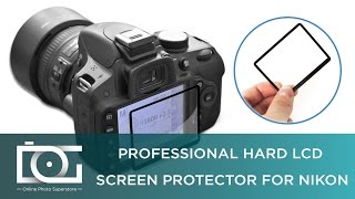 NIKON D3200 SCREEN PROTECTOR  How To use a Professional Hard LCD Screen Protector [upl. by Aical181]