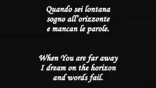 Andrea Bocelli Con Te Partiro English lyrics translation [upl. by Aitnuahs24]