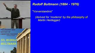 83 Rudolf Bultmann [upl. by Shalne61]