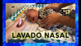 LAVADO NASAL bebe en 2 minutos 😱 CÓMO HACERLO [upl. by Ronen]