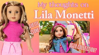 My Honest Thoughts amp Opinions on the American Girl Doll of the year 2024 Lila Monetti amp collection [upl. by Tarsuss]