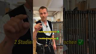 Meine Persönliche Geschichte Studium vs Handwerk Mein Werdegang story diy handwerk shorts [upl. by Hazen]