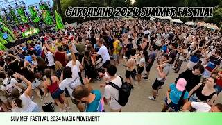 Magic movements of Summer Fastival Gardaland 2024 4k 60fps [upl. by Drofyar]